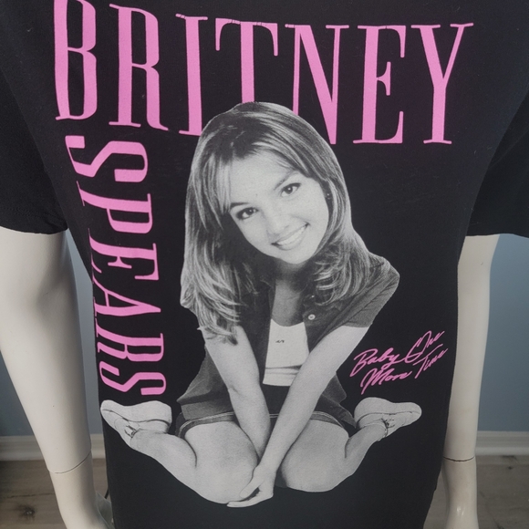 Britney Spears Baby one more time black cover B army t-shirt size Medium - Picture 8 of 8